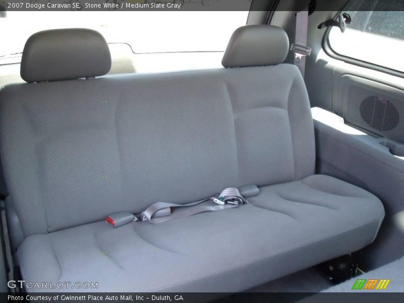Stone White / Medium Slate Gray 2007 Dodge Caravan SE