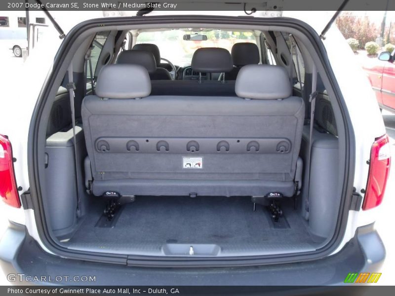 Stone White / Medium Slate Gray 2007 Dodge Caravan SE