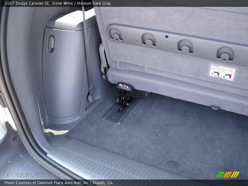 Stone White / Medium Slate Gray 2007 Dodge Caravan SE