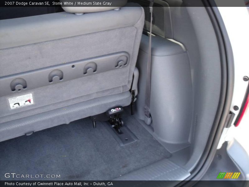 Stone White / Medium Slate Gray 2007 Dodge Caravan SE