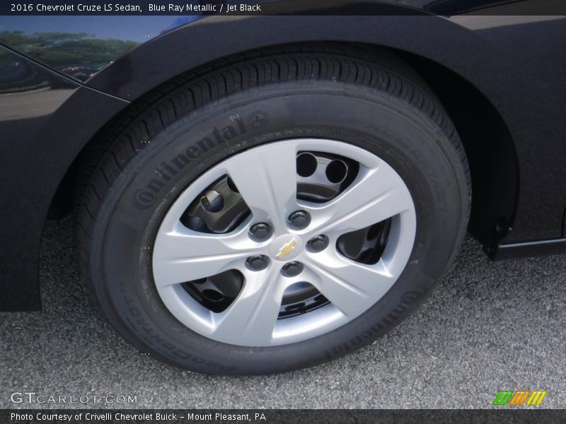 Blue Ray Metallic / Jet Black 2016 Chevrolet Cruze LS Sedan
