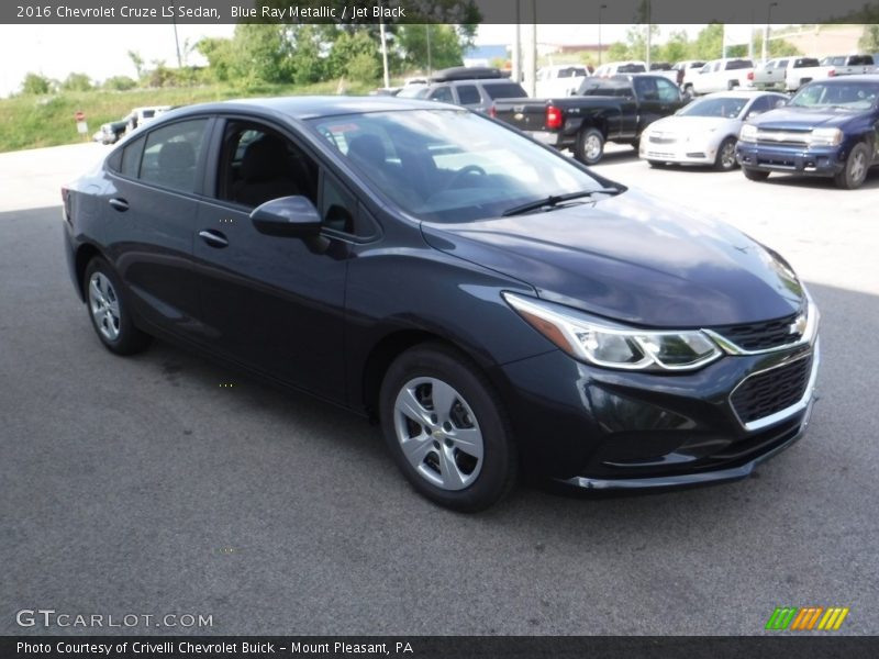 Blue Ray Metallic / Jet Black 2016 Chevrolet Cruze LS Sedan