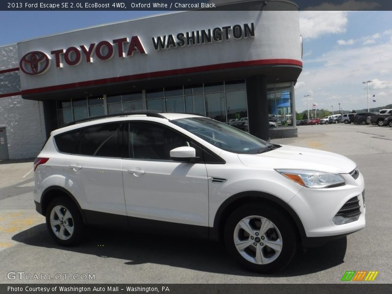 Oxford White / Charcoal Black 2013 Ford Escape SE 2.0L EcoBoost 4WD