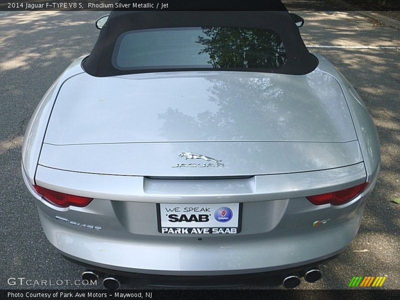 Rhodium Silver Metallic / Jet 2014 Jaguar F-TYPE V8 S