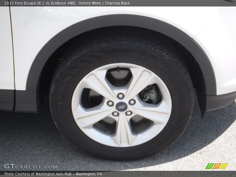 Oxford White / Charcoal Black 2013 Ford Escape SE 2.0L EcoBoost 4WD