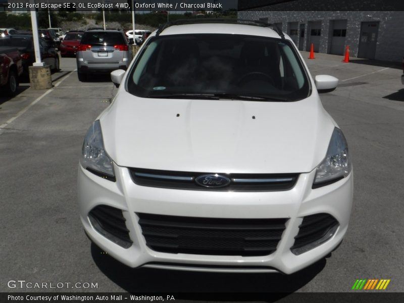 Oxford White / Charcoal Black 2013 Ford Escape SE 2.0L EcoBoost 4WD