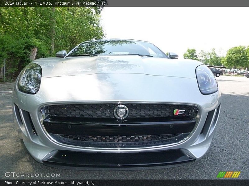 Rhodium Silver Metallic / Jet 2014 Jaguar F-TYPE V8 S