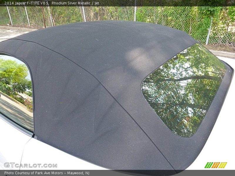 Rhodium Silver Metallic / Jet 2014 Jaguar F-TYPE V8 S