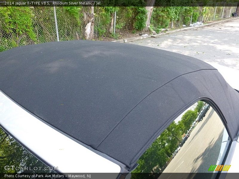 Rhodium Silver Metallic / Jet 2014 Jaguar F-TYPE V8 S