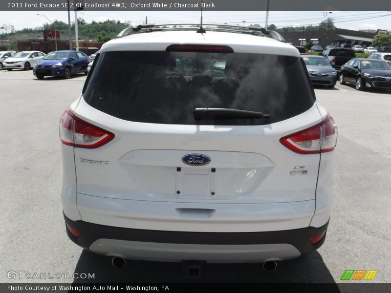 Oxford White / Charcoal Black 2013 Ford Escape SE 2.0L EcoBoost 4WD
