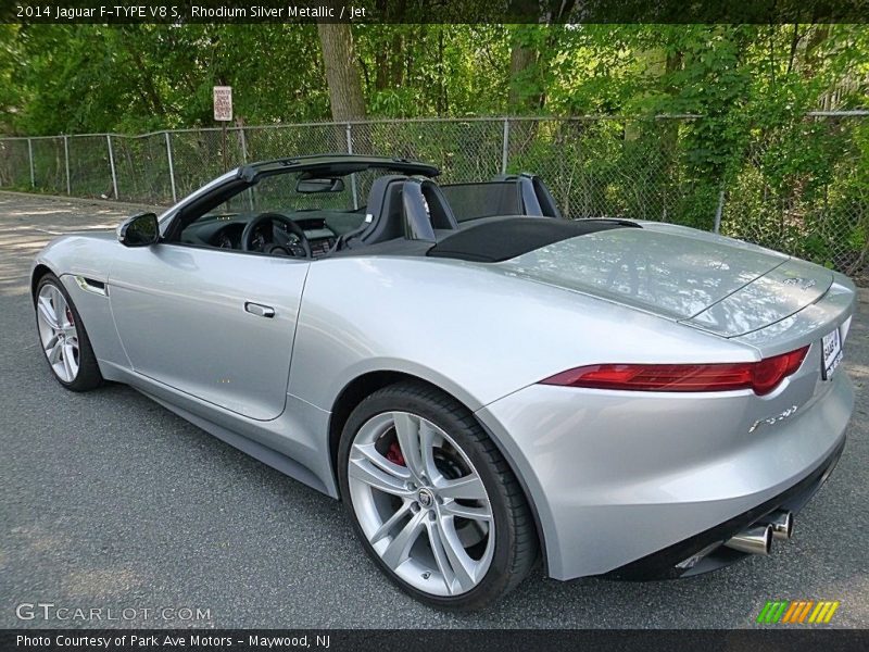 Rhodium Silver Metallic / Jet 2014 Jaguar F-TYPE V8 S