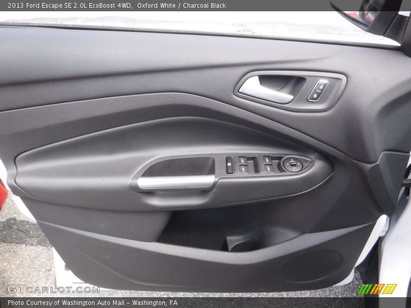 Oxford White / Charcoal Black 2013 Ford Escape SE 2.0L EcoBoost 4WD