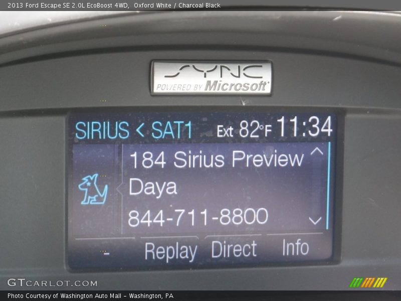 Oxford White / Charcoal Black 2013 Ford Escape SE 2.0L EcoBoost 4WD