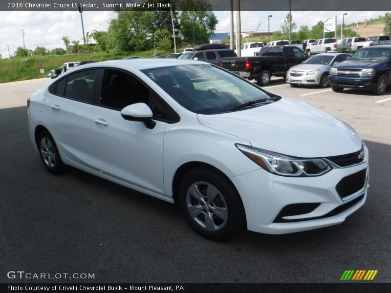 Summit White / Jet Black 2016 Chevrolet Cruze LS Sedan