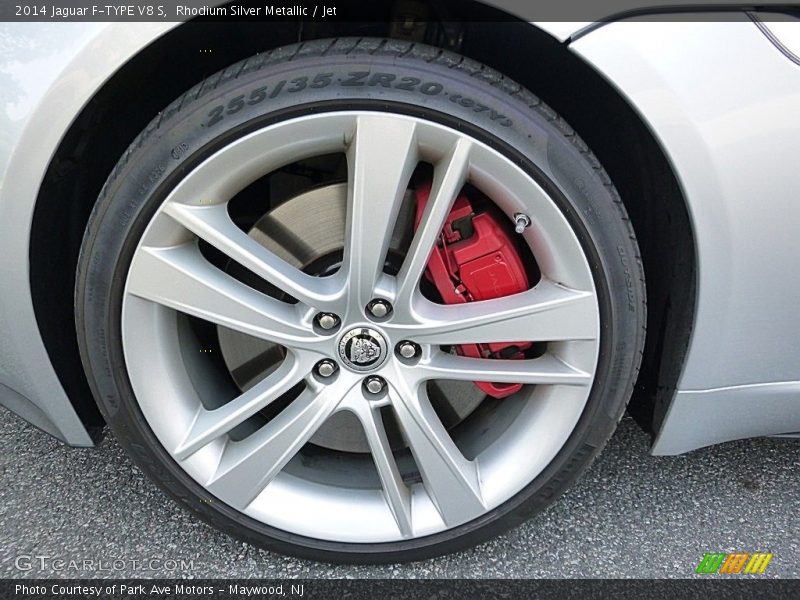 Rhodium Silver Metallic / Jet 2014 Jaguar F-TYPE V8 S