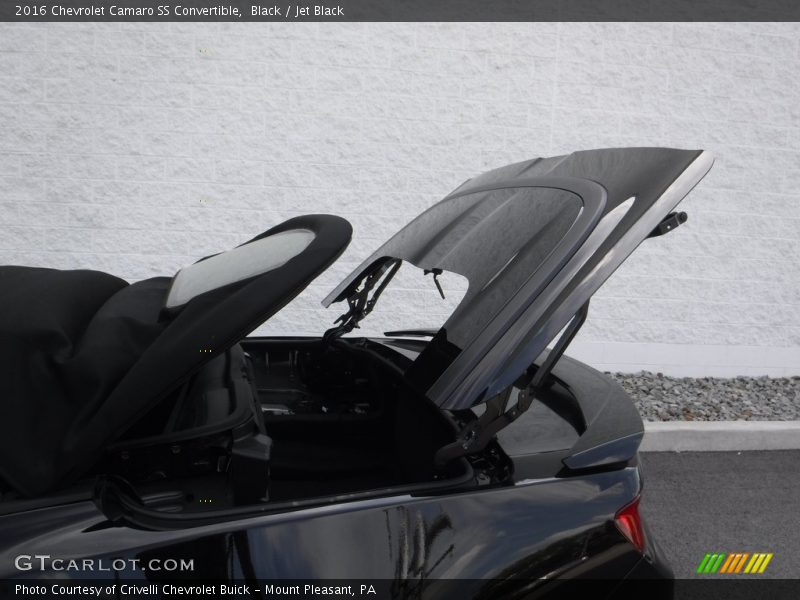 Black / Jet Black 2016 Chevrolet Camaro SS Convertible