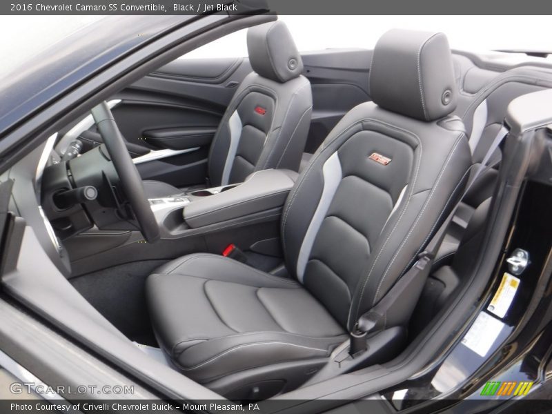 Front Seat of 2016 Camaro SS Convertible