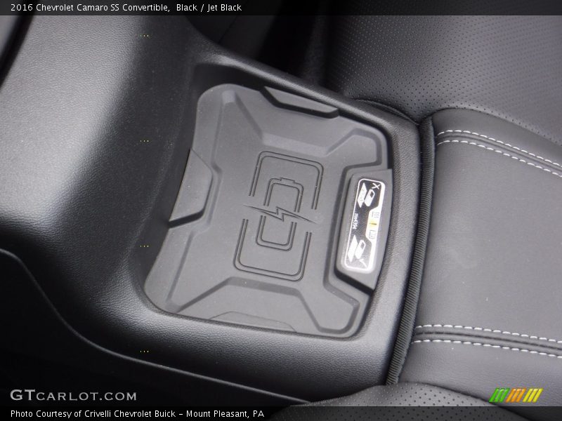 Black / Jet Black 2016 Chevrolet Camaro SS Convertible