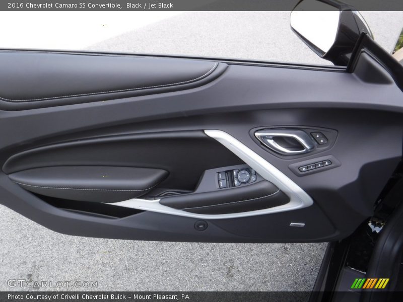 Black / Jet Black 2016 Chevrolet Camaro SS Convertible