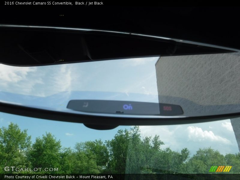 Black / Jet Black 2016 Chevrolet Camaro SS Convertible