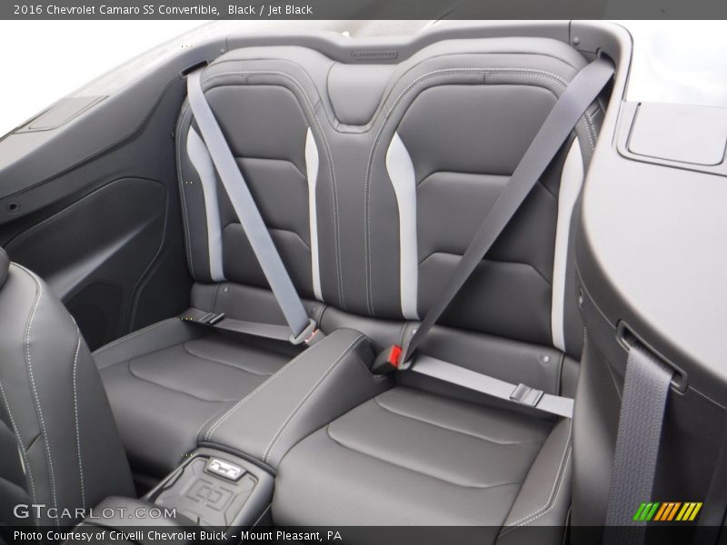 Rear Seat of 2016 Camaro SS Convertible