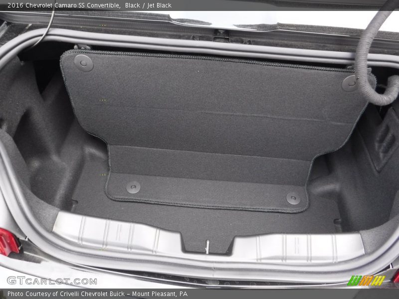  2016 Camaro SS Convertible Trunk