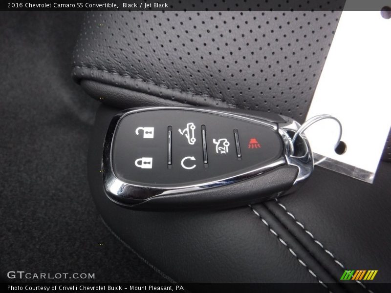 Keys of 2016 Camaro SS Convertible