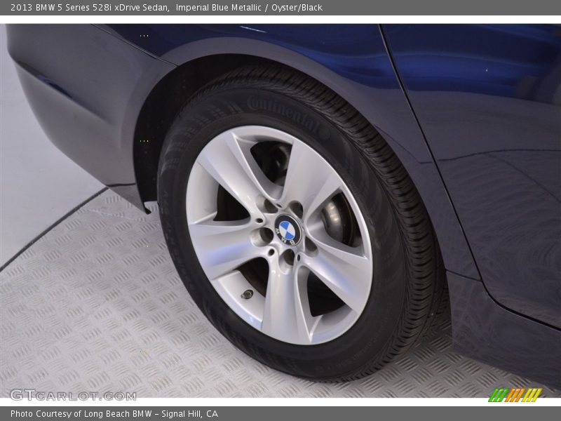 Imperial Blue Metallic / Oyster/Black 2013 BMW 5 Series 528i xDrive Sedan