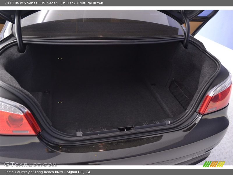 Jet Black / Natural Brown 2010 BMW 5 Series 535i Sedan