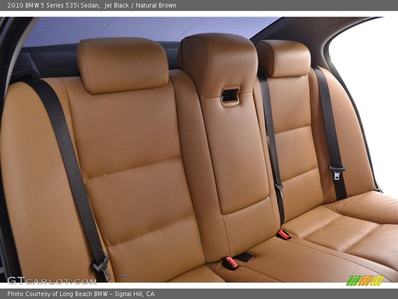 Jet Black / Natural Brown 2010 BMW 5 Series 535i Sedan