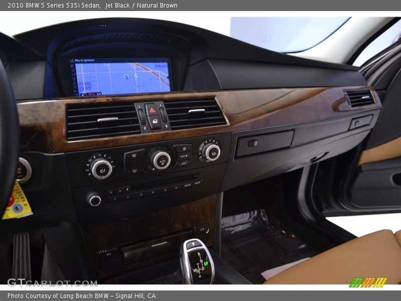 Jet Black / Natural Brown 2010 BMW 5 Series 535i Sedan