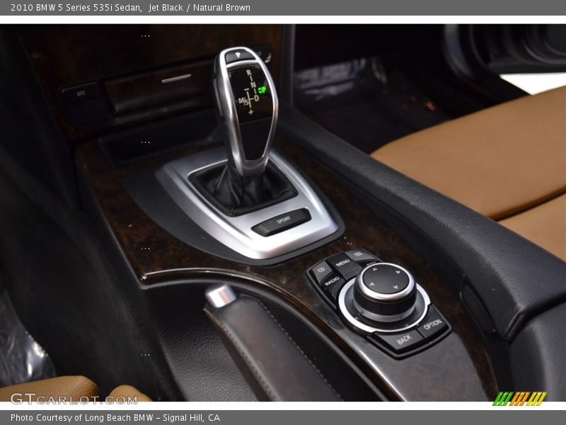 Jet Black / Natural Brown 2010 BMW 5 Series 535i Sedan