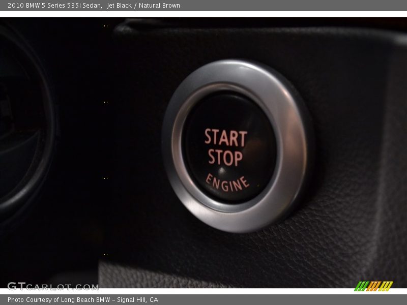 Jet Black / Natural Brown 2010 BMW 5 Series 535i Sedan