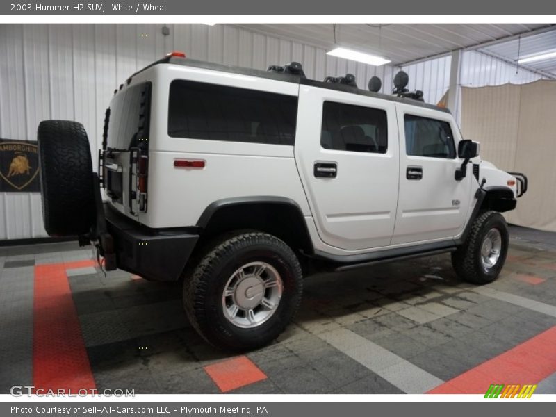 White / Wheat 2003 Hummer H2 SUV