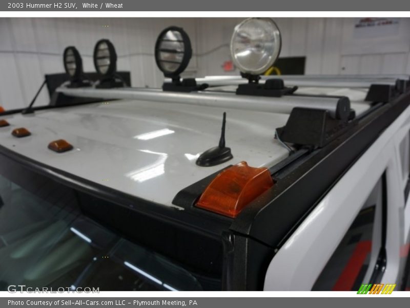 White / Wheat 2003 Hummer H2 SUV