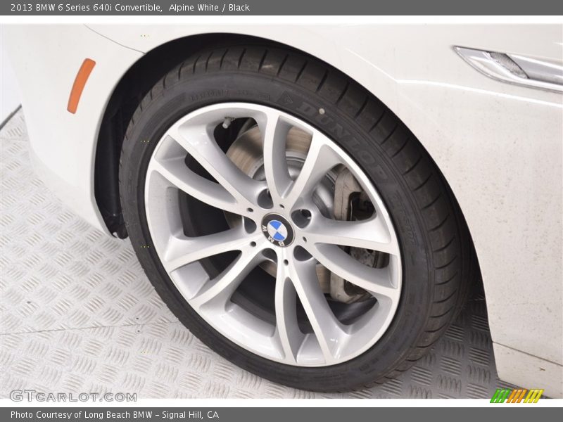 Alpine White / Black 2013 BMW 6 Series 640i Convertible