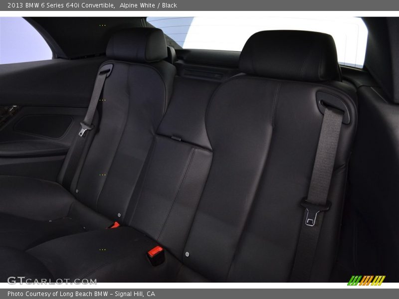 Alpine White / Black 2013 BMW 6 Series 640i Convertible