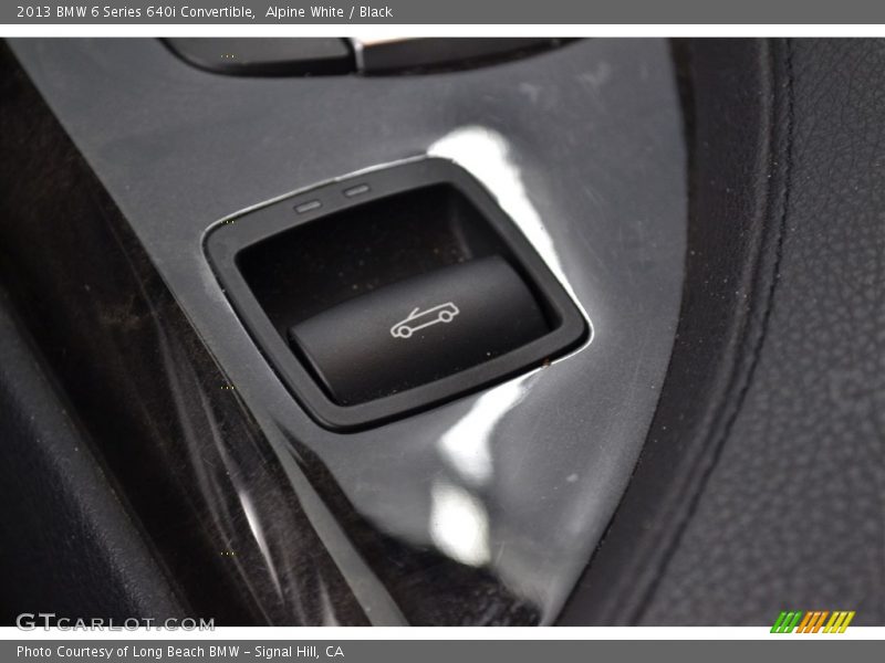 Alpine White / Black 2013 BMW 6 Series 640i Convertible
