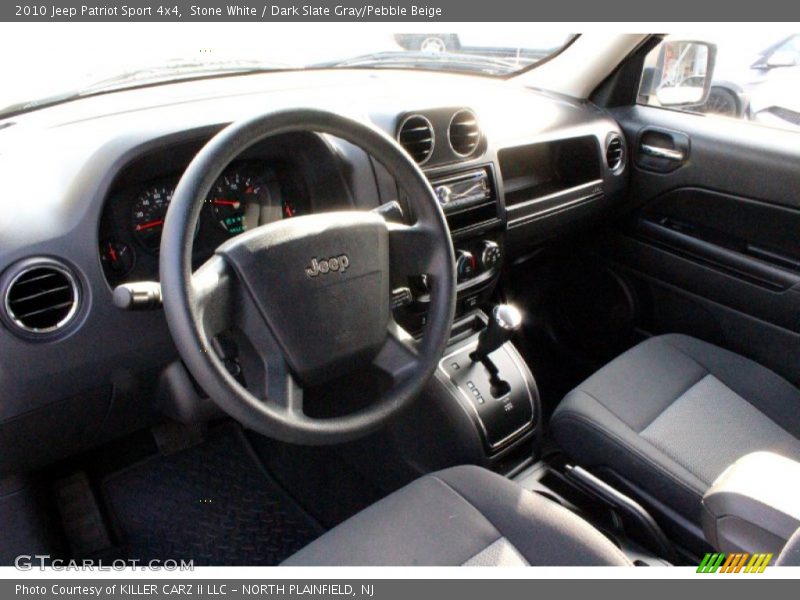 Stone White / Dark Slate Gray/Pebble Beige 2010 Jeep Patriot Sport 4x4
