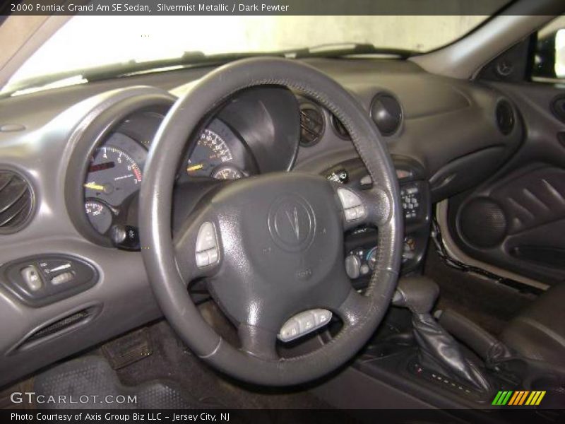 Silvermist Metallic / Dark Pewter 2000 Pontiac Grand Am SE Sedan