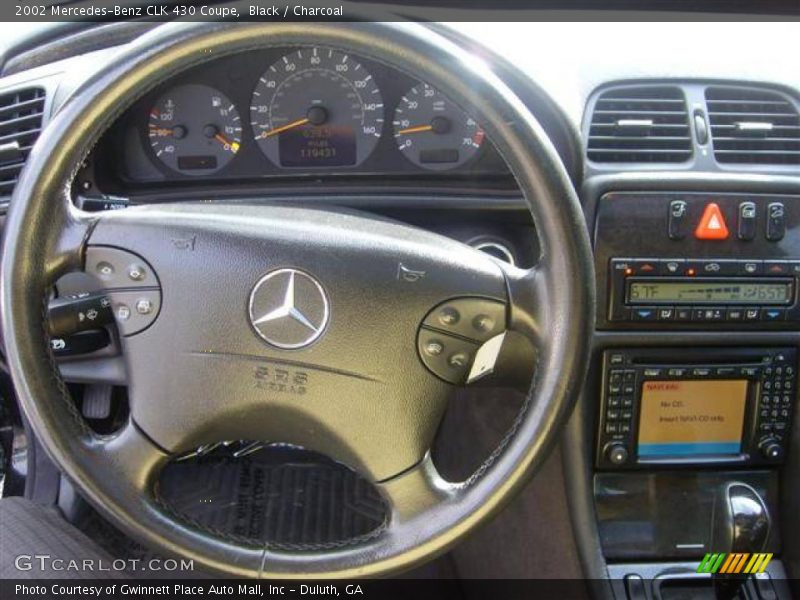 Black / Charcoal 2002 Mercedes-Benz CLK 430 Coupe
