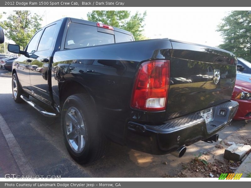 Black / Dark Slate Gray 2012 Dodge Ram 1500 Sport Crew Cab