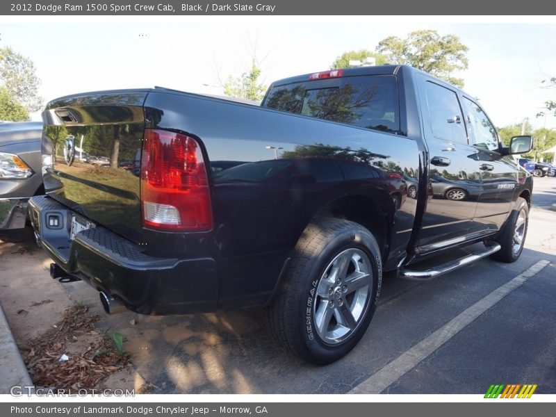 Black / Dark Slate Gray 2012 Dodge Ram 1500 Sport Crew Cab