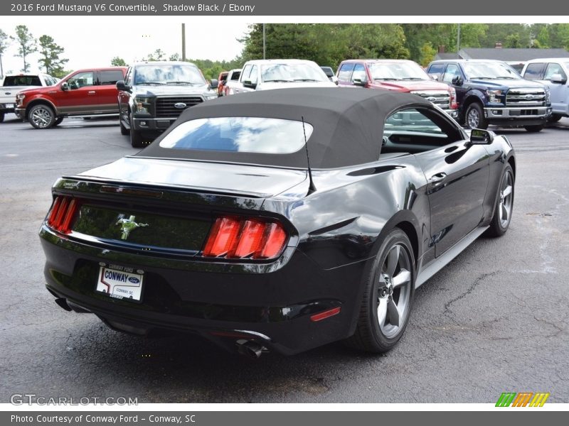 Shadow Black / Ebony 2016 Ford Mustang V6 Convertible