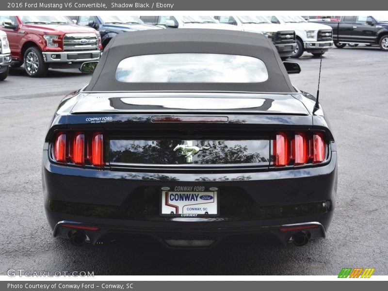 Shadow Black / Ebony 2016 Ford Mustang V6 Convertible