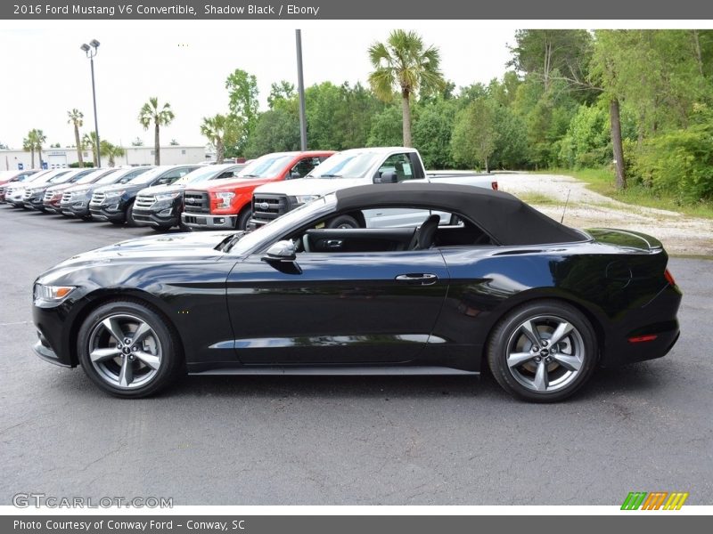 Shadow Black / Ebony 2016 Ford Mustang V6 Convertible