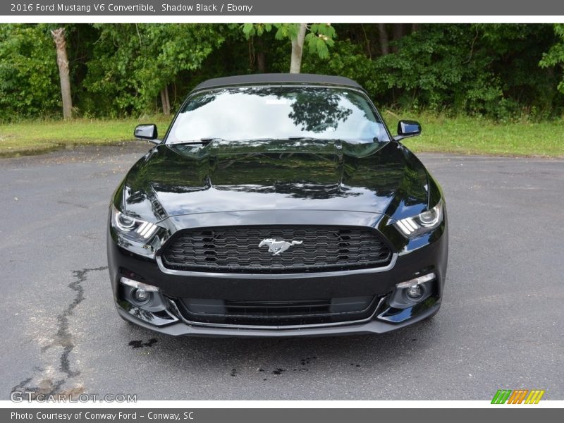 Shadow Black / Ebony 2016 Ford Mustang V6 Convertible