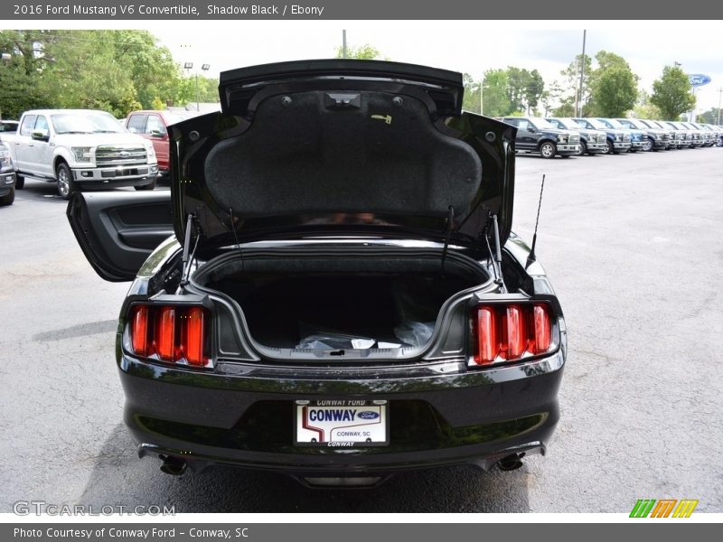 Shadow Black / Ebony 2016 Ford Mustang V6 Convertible