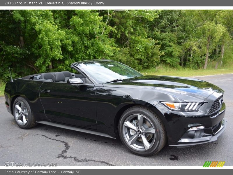  2016 Mustang V6 Convertible Shadow Black