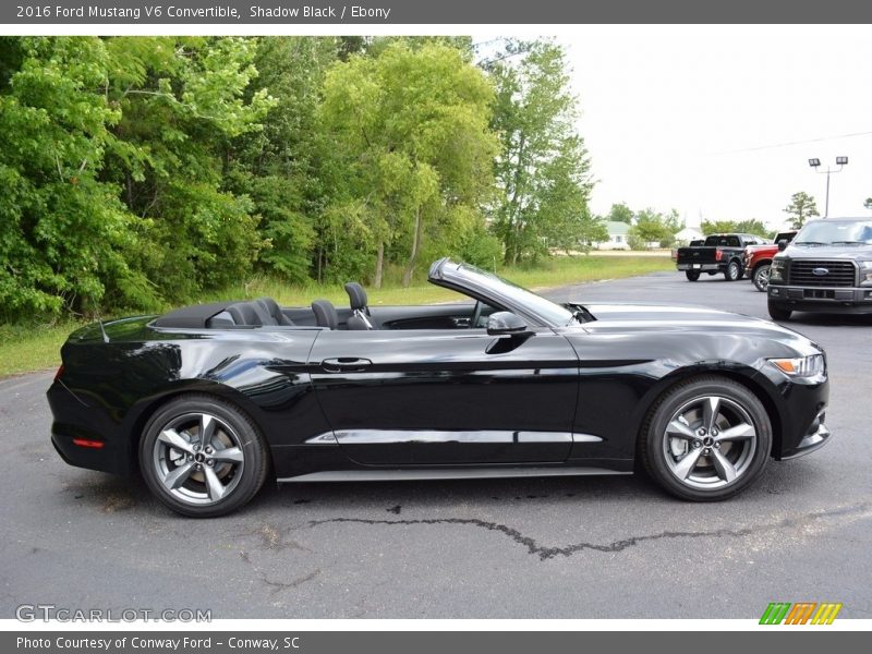 Shadow Black / Ebony 2016 Ford Mustang V6 Convertible